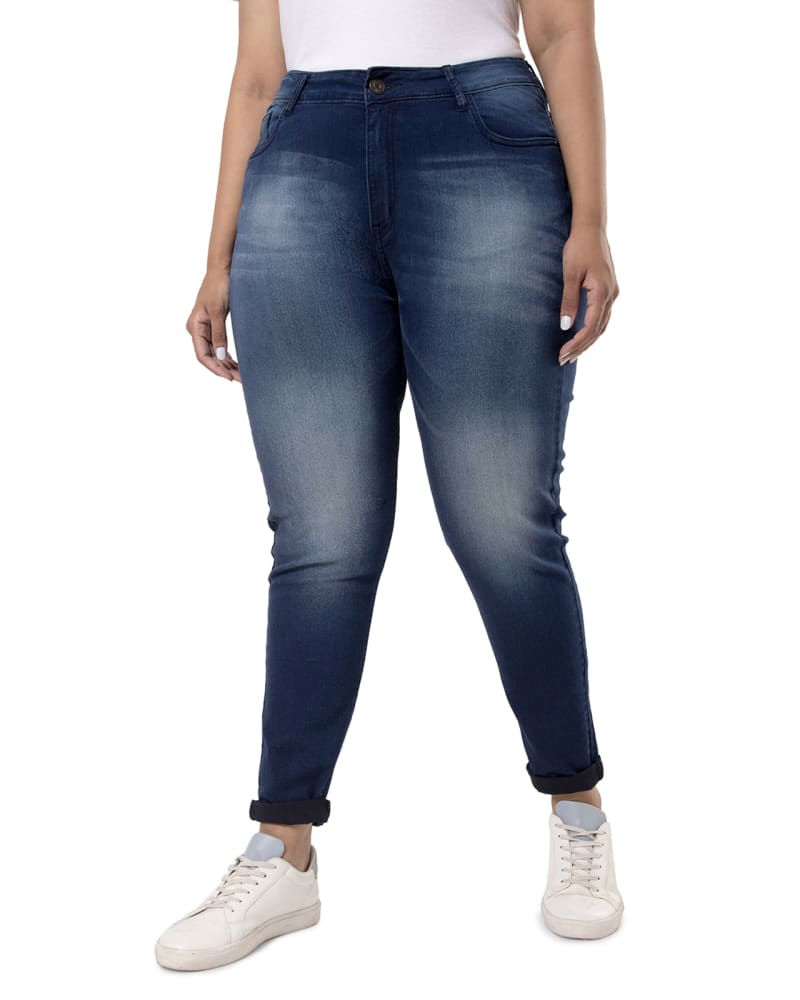 Navy blue jeggings plus size online